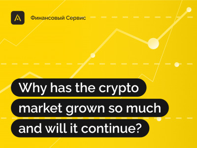 Why has the crypto market grown so much and will it continue to grow?
