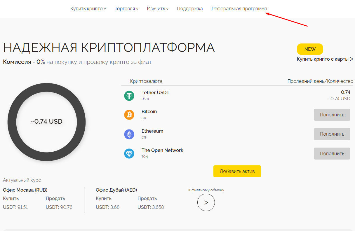 Инструкция по участию в реферальной программы AWEX