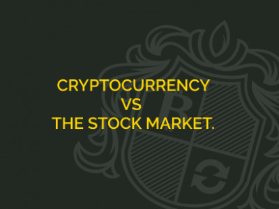Cryptocurrency versus the stock market.